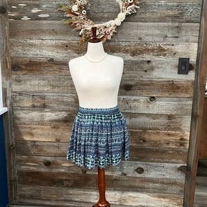 Multi colored junior mini skirt